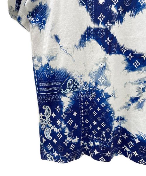 LOUIS VUITTON（ルイ ヴィトン）LOUIS VUITTON (ルイ ヴィトン) Monogram bandana print T-shirt ブルー サイズ:Mの古着・服飾アイテム