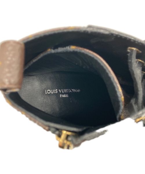 LOUIS VUITTON（ルイ ヴィトン）LOUIS VUITTON (ルイ ヴィトン) スタートレイルラインアンクルブーツ ブラウン サイズ:39の古着・服飾アイテム