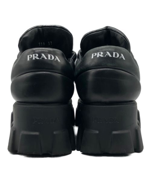 PRADA（プラダ）PRADA (プラダ) モノリス パデッドスニーカー ブラック サイズ:37の古着・服飾アイテム