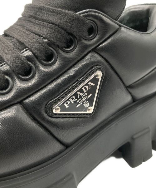 PRADA（プラダ）PRADA (プラダ) モノリス パデッドスニーカー ブラック サイズ:37の古着・服飾アイテム