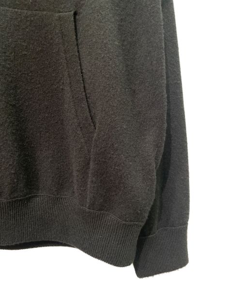 LOUIS VUITTON（ルイ ヴィトン）LOUIS VUITTON (ルイ ヴィトン) カシミヤシルクニットパーカー ブラック サイズ:Sの古着・服飾アイテム