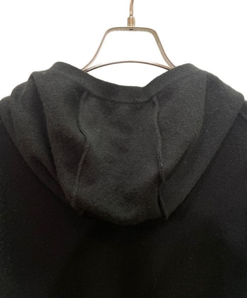 LOUIS VUITTON（ルイ ヴィトン）LOUIS VUITTON (ルイ ヴィトン) カシミヤシルクニットパーカー ブラック サイズ:Sの古着・服飾アイテム