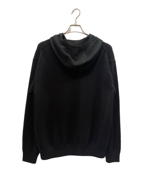 LOUIS VUITTON（ルイ ヴィトン）LOUIS VUITTON (ルイ ヴィトン) カシミヤシルクニットパーカー ブラック サイズ:sの古着・服飾アイテム