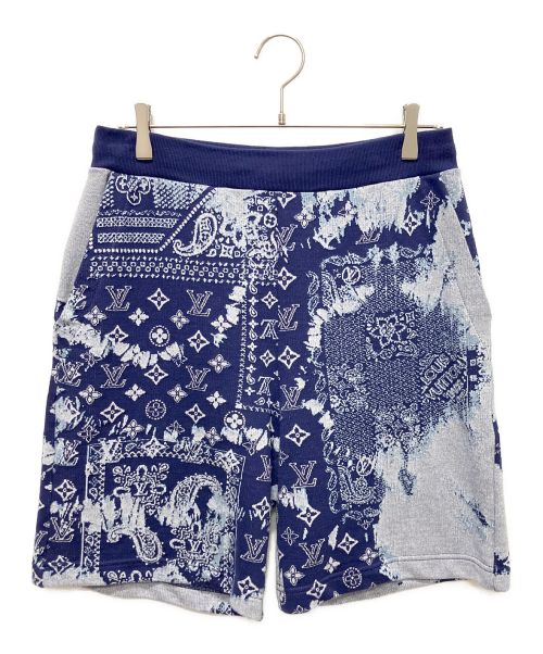 LOUIS VUITTON（ルイ ヴィトン）LOUIS VUITTON (ルイ ヴィトン) モノグラムジャカードハーフパンツ ネイビー サイズ:Mの古着・服飾アイテム