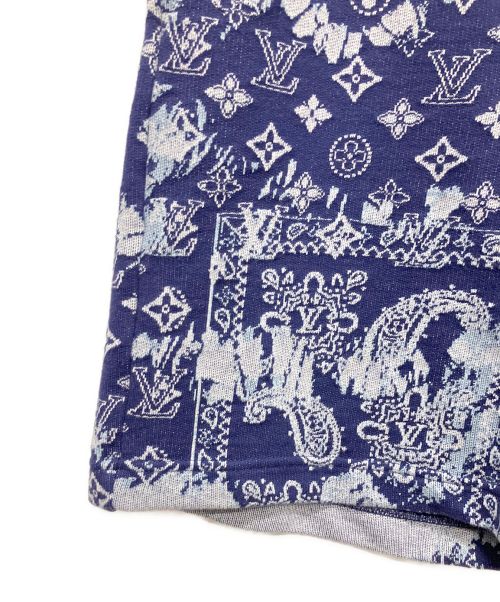 LOUIS VUITTON（ルイ ヴィトン）LOUIS VUITTON (ルイ ヴィトン) モノグラムジャカードハーフパンツ ネイビー サイズ:Mの古着・服飾アイテム