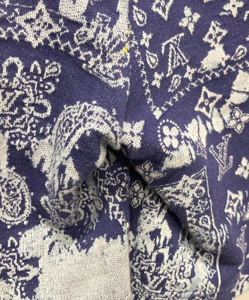 LOUIS VUITTON（ルイ ヴィトン）LOUIS VUITTON (ルイ ヴィトン) モノグラムジャカードハーフパンツ ネイビー サイズ:Mの古着・服飾アイテム