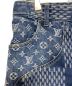 中古・古着 LOUIS VUITTON (ルイ ヴィトン) Giant Damier Waves MNGM Denim Pants ブルー サイズ:31：238000円