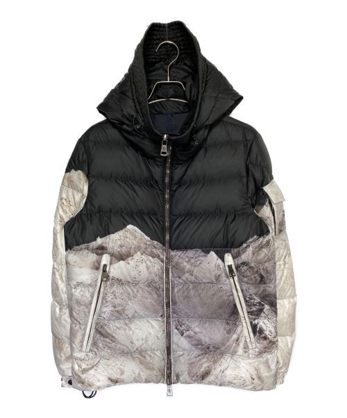 MONCLER（モンクレール）MONCLER (モンクレール) GOUTER ホワイト×ブラックの古着・服飾アイテム