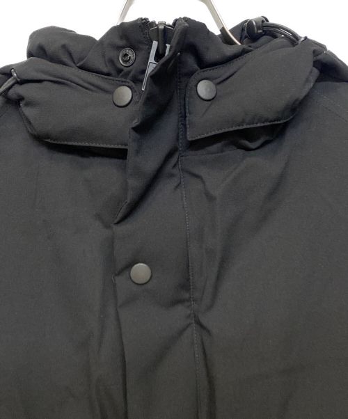 YOHJI YAMAMOTO（ヨウジヤマモト）YOHJI YAMAMOTO (ヨウジヤマモト) フーデッドダウンジャケット ブラック サイズ:4の古着・服飾アイテム