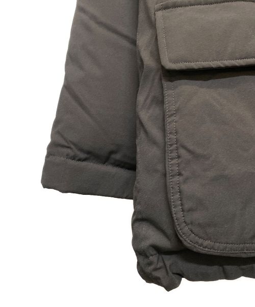 YOHJI YAMAMOTO（ヨウジヤマモト）YOHJI YAMAMOTO (ヨウジヤマモト) フーデッドダウンジャケット ブラック サイズ:4の古着・服飾アイテム