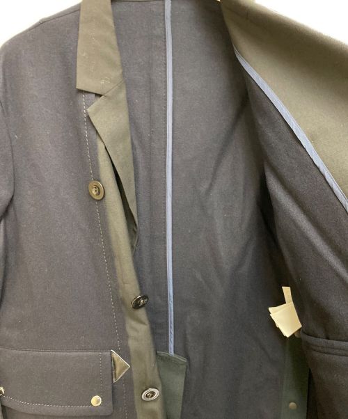 sacai（サカイ）sacai (サカイ) 22AW トレンチコート ネイビー サイズ:1の古着・服飾アイテム