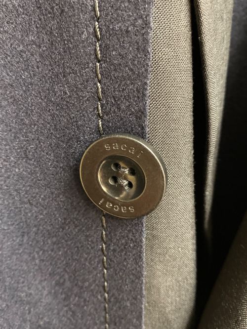 sacai（サカイ）sacai (サカイ) 22AW トレンチコート ネイビー サイズ:1の古着・服飾アイテム