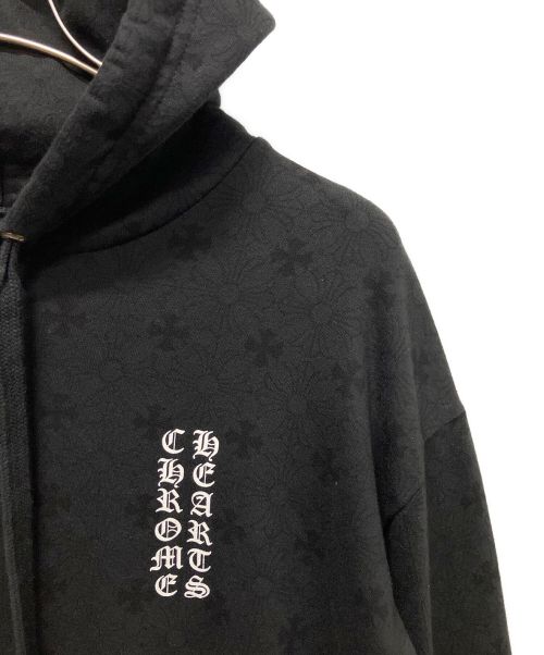 CHROME HEARTS（クロムハーツ）CHROME HEARTS (クロムハーツ) バックホースシュープリントCHプラスプルオーバーパーカー ブラック サイズ:Lの古着・服飾アイテム