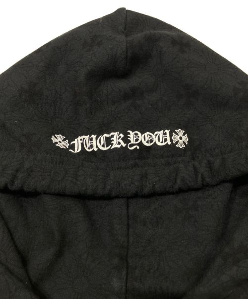 CHROME HEARTS（クロムハーツ）CHROME HEARTS (クロムハーツ) バックホースシュープリントCHプラスプルオーバーパーカー ブラック サイズ:Lの古着・服飾アイテム