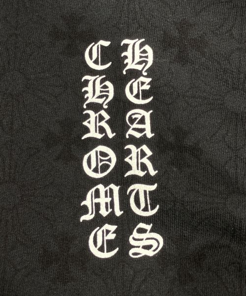 CHROME HEARTS（クロムハーツ）CHROME HEARTS (クロムハーツ) バックホースシュープリントCHプラスプルオーバーパーカー ブラック サイズ:Lの古着・服飾アイテム