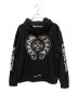 CHROME HEARTS (クロムハーツ) バックホースシュープリントCHプラスプルオーバーパーカー ブラック サイズ:L：140000円