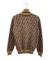 FENDI (フェンディ) ズッカタートルネックニット ブラウン×ブラック サイズ:50：49800円