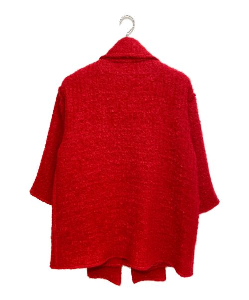 DOLCE & GABBANA（ドルチェ＆ガッバーナ）DOLCE & GABBANA (ドルチェ＆ガッバーナ) モヘアコート レッド サイズ:36の古着・服飾アイテム