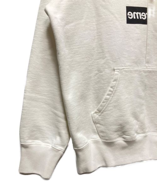 SUPREME（シュプリーム）SUPREME (シュプリーム) COMME des GARCONS SHIRT (コムデギャルソンシャツ) CDG SHIRT BOX LOGO SWEATSHIRT ホワイト サイズ:Mの古着・服飾アイテム