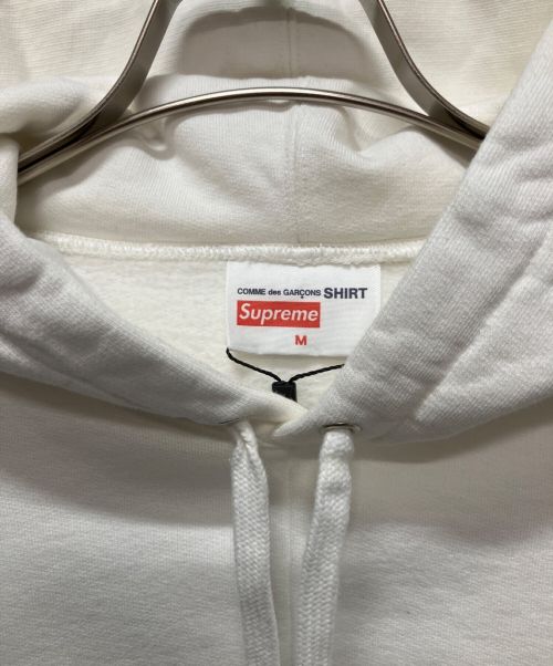 SUPREME（シュプリーム）SUPREME (シュプリーム) COMME des GARCONS SHIRT (コムデギャルソンシャツ) CDG SHIRT BOX LOGO SWEATSHIRT ホワイト サイズ:Mの古着・服飾アイテム