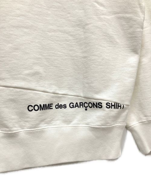 SUPREME（シュプリーム）SUPREME (シュプリーム) COMME des GARCONS SHIRT (コムデギャルソンシャツ) CDG SHIRT BOX LOGO SWEATSHIRT ホワイト サイズ:Mの古着・服飾アイテム