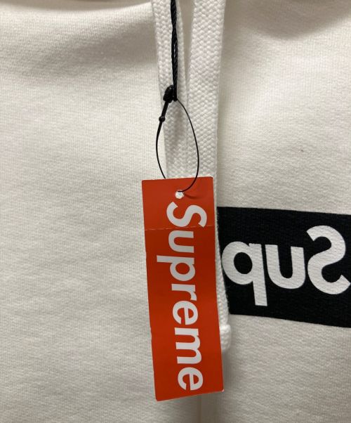 SUPREME（シュプリーム）SUPREME (シュプリーム) COMME des GARCONS SHIRT (コムデギャルソンシャツ) CDG SHIRT BOX LOGO SWEATSHIRT ホワイト サイズ:Mの古着・服飾アイテム