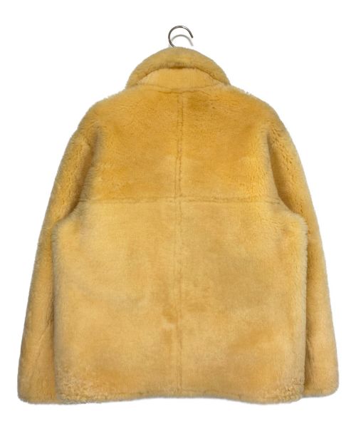 SEVESKIG（セヴシグ）SEVESKIG (セヴシグ) AMERICAN MOUTON REVERSIBLE BOA JACKET ブラック×ベージュ サイズ:SIZE Sの古着・服飾アイテム