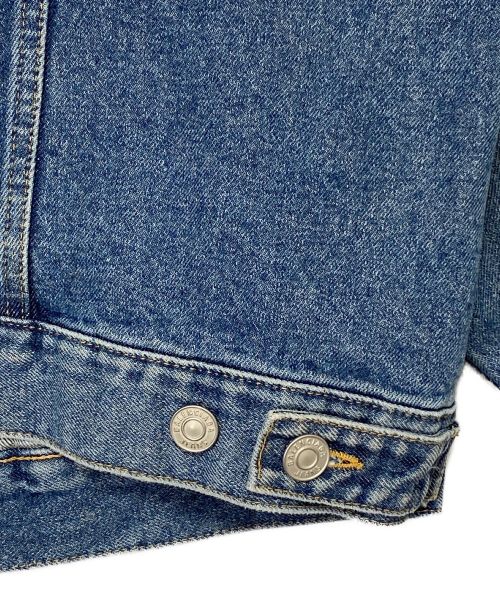 BALENCIAGA（バレンシアガ）BALENCIAGA (バレンシアガ) バックロゴストーンオーバーサイズデニムジャケット ブルー サイズ:34の古着・服飾アイテム