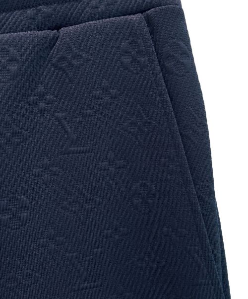 LOUIS VUITTON（ルイ ヴィトン）LOUIS VUITTON (ルイ ヴィトン) エンボス加工 モノグラム スウェットパンツ ネイビー サイズ:XSの古着・服飾アイテム