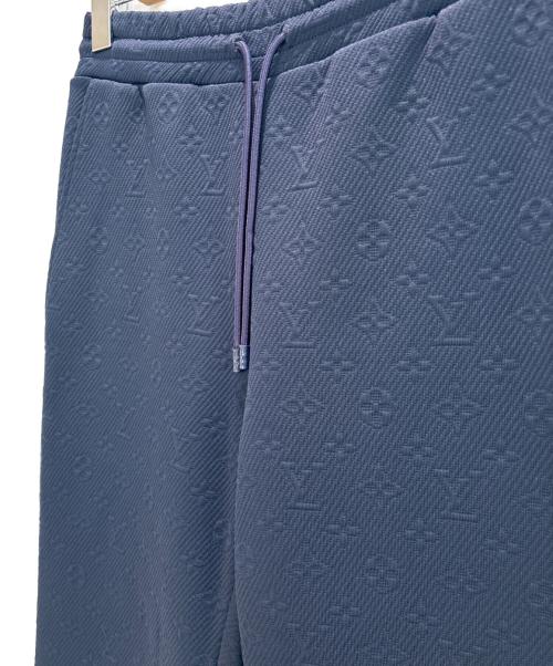 LOUIS VUITTON（ルイ ヴィトン）LOUIS VUITTON (ルイ ヴィトン) エンボス加工 モノグラム スウェットパンツ ネイビー サイズ:XSの古着・服飾アイテム