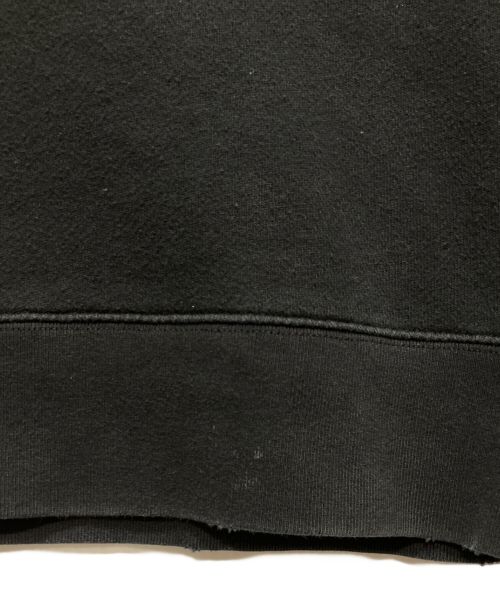 GUCCI（グッチ）GUCCI (グッチ) ダメージ加工クルーネック スウェット ブラック サイズ:Lの古着・服飾アイテム