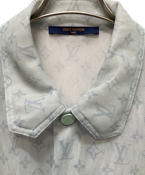 LOUIS VUITTON（ルイ ヴィトン）LOUIS VUITTON (ルイ ヴィトン) モノグラムメッシュジャケット ライトグリーン サイズ:52の古着・服飾アイテム