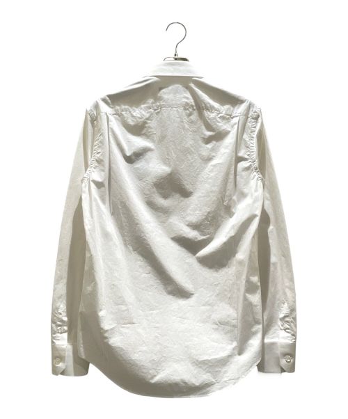 LOUIS VUITTON（ルイ ヴィトン）LOUIS VUITTON (ルイ ヴィトン) Logo print shirt ホワイト×ネイビー サイズ:Sの古着・服飾アイテム