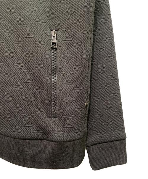 LOUIS VUITTON（ルイ ヴィトン）LOUIS VUITTON (ルイ ヴィトン) エンボス加工モノグラムトラックジャケット ブラック サイズ:Sの古着・服飾アイテム