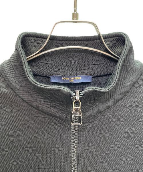 LOUIS VUITTON（ルイ ヴィトン）LOUIS VUITTON (ルイ ヴィトン) エンボス加工モノグラムトラックジャケット ブラック サイズ:Sの古着・服飾アイテム