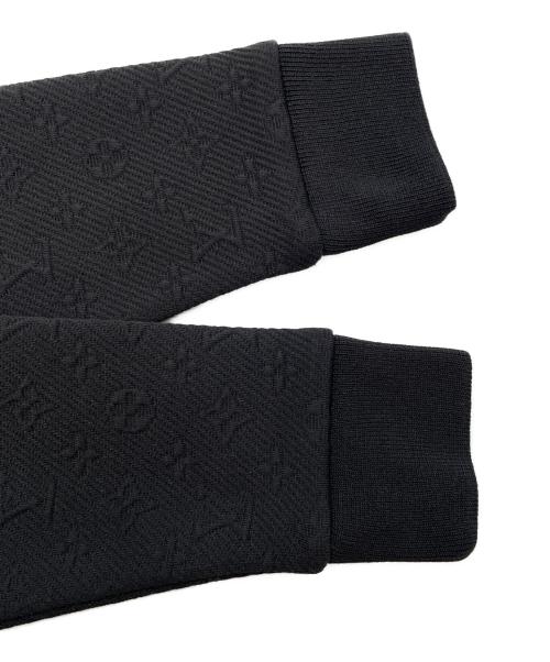 LOUIS VUITTON（ルイ ヴィトン）LOUIS VUITTON (ルイ ヴィトン) エンボス加工モノグラムトラックジャケット ブラック サイズ:Sの古着・服飾アイテム