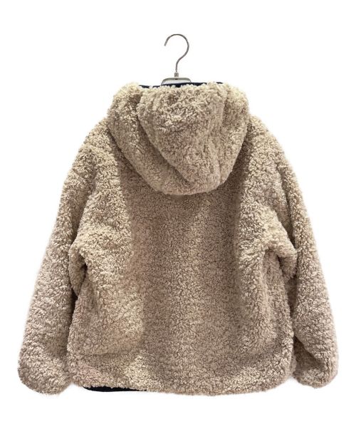 Christian Dior（クリスチャン ディオール）Christian Dior (クリスチャン ディオール) Anorak Fleece Hoodie ベージュ×ネイビー サイズ:Sの古着・服飾アイテム