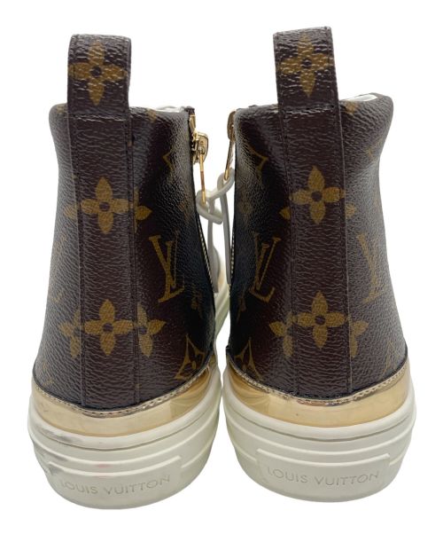 LOUIS VUITTON（ルイ ヴィトン）LOUIS VUITTON (ルイ ヴィトン) モノグラムハイカットスニーカー ブラウン サイズ:41の古着・服飾アイテム