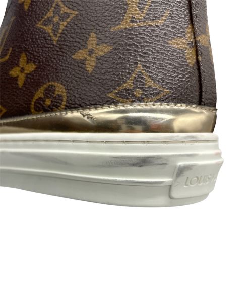 LOUIS VUITTON（ルイ ヴィトン）LOUIS VUITTON (ルイ ヴィトン) モノグラムハイカットスニーカー ブラウン サイズ:41の古着・服飾アイテム