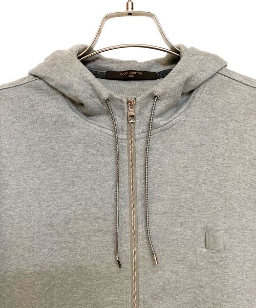 LOUIS VUITTON（ルイ ヴィトン）LOUIS VUITTON (ルイ ヴィトン) ジップパーカー フーディー グレー サイズ:Sの古着・服飾アイテム