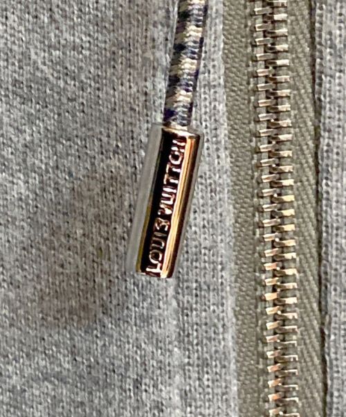 LOUIS VUITTON（ルイ ヴィトン）LOUIS VUITTON (ルイ ヴィトン) ジップパーカー フーディー グレー サイズ:Sの古着・服飾アイテム