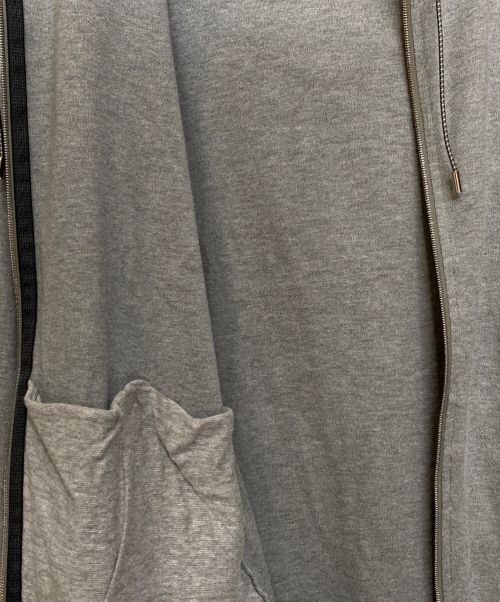 LOUIS VUITTON（ルイ ヴィトン）LOUIS VUITTON (ルイ ヴィトン) ジップパーカー フーディー グレー サイズ:Sの古着・服飾アイテム