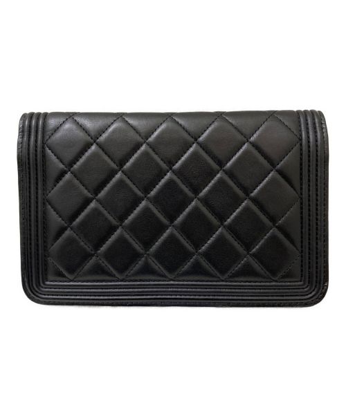 CHANEL（シャネル）CHANEL (シャネル) チェーンウォレット ブラックの古着・服飾アイテム