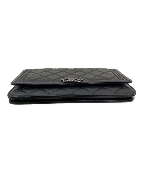 CHANEL（シャネル）CHANEL (シャネル) チェーンウォレット ブラックの古着・服飾アイテム