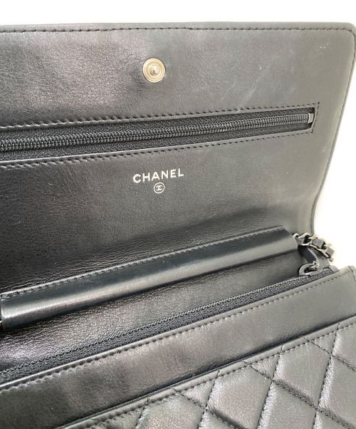 CHANEL（シャネル）CHANEL (シャネル) チェーンウォレット ブラックの古着・服飾アイテム