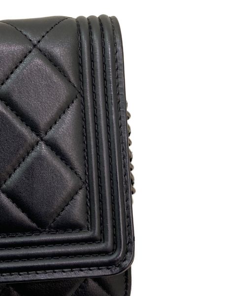 CHANEL（シャネル）CHANEL (シャネル) チェーンウォレット ブラックの古着・服飾アイテム