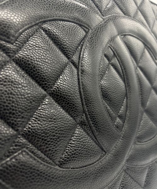 CHANEL（シャネル）CHANEL (シャネル) 2000s メダリオン ココ マトラッセ 復刻バッグ ブラック サイズ:30の古着・服飾アイテム