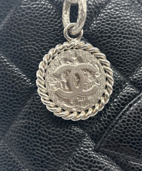 CHANEL（シャネル）CHANEL (シャネル) 2000s メダリオン ココ マトラッセ 復刻バッグ ブラック サイズ:30の古着・服飾アイテム