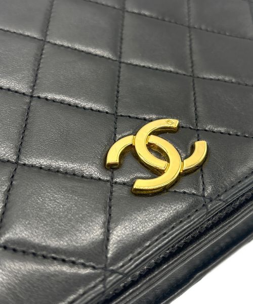 CHANEL（シャネル）CHANEL (シャネル) マトラッセ 23 フルフラップ チェーンショルダーバッグ ブラック サイズ:23の古着・服飾アイテム