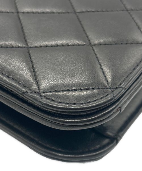 CHANEL（シャネル）CHANEL (シャネル) マトラッセ 23 フルフラップ チェーンショルダーバッグ ブラック サイズ:23の古着・服飾アイテム